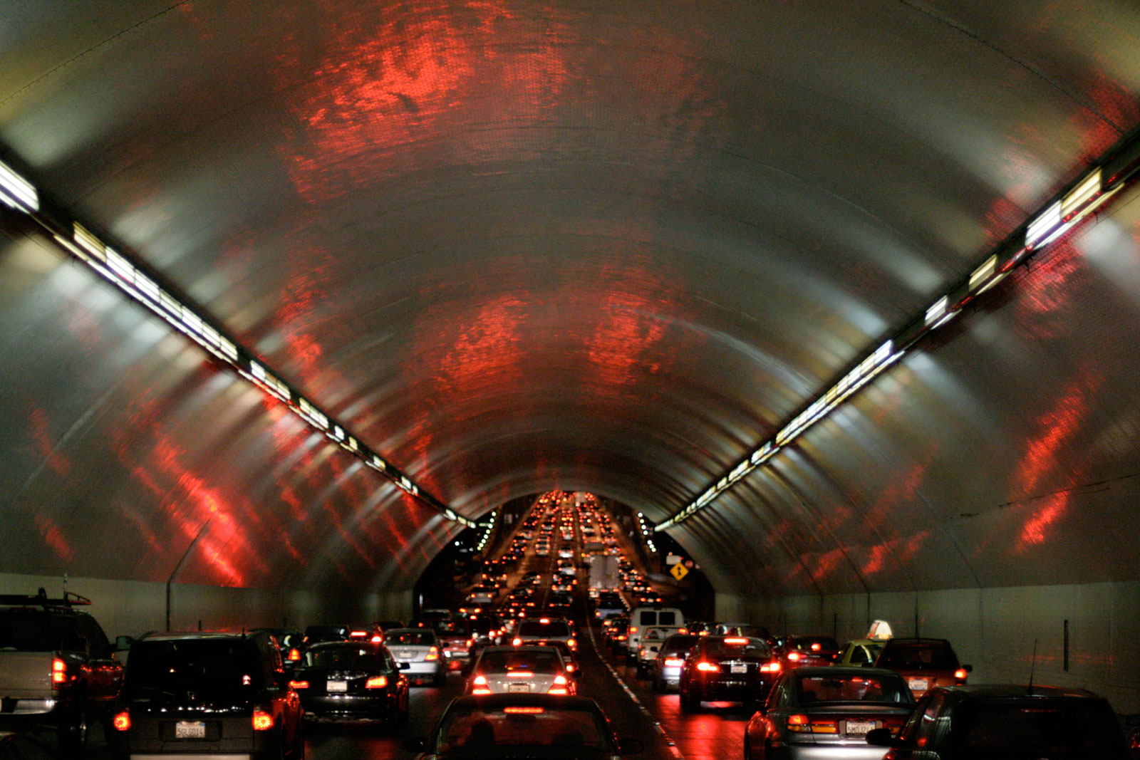Yerba Buena Tunnel existing lighting
